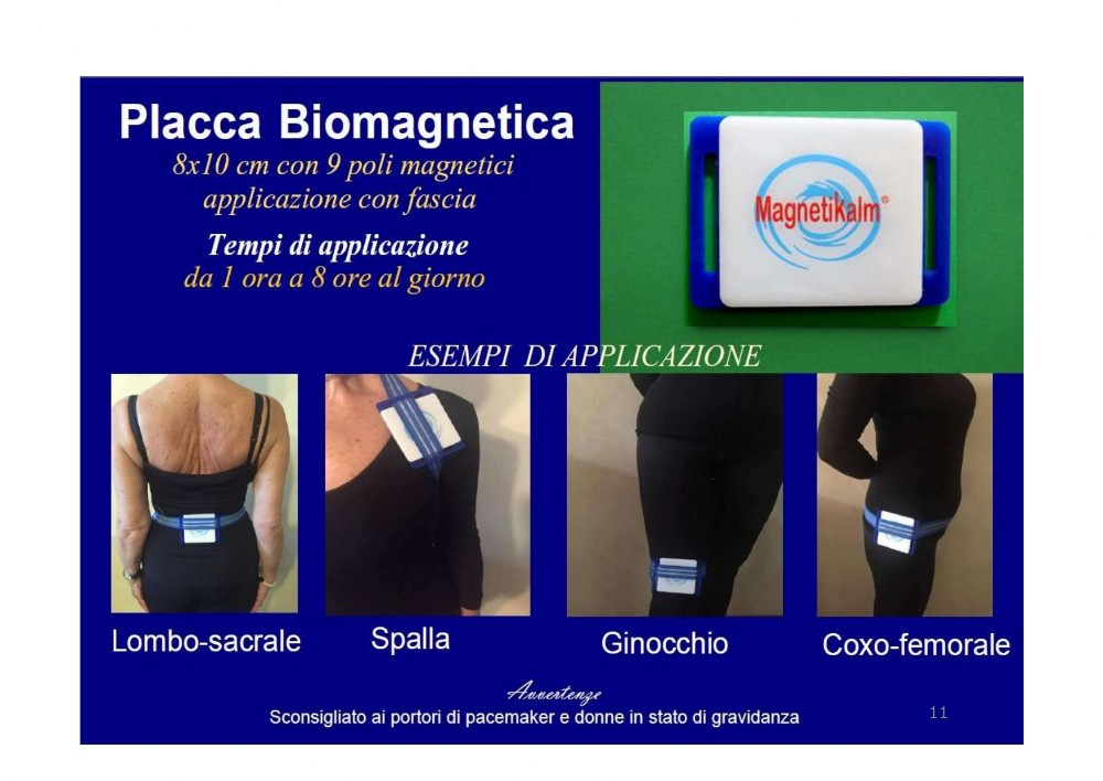 placca biomagnetica per dolori articolari